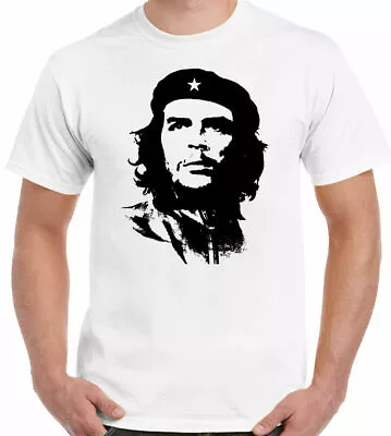 Buy Che Guevara T-Shirt Face Silhouette Freedom CIA 100% Retro Gift White S- 3xl   • 6.99£