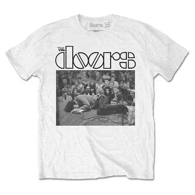 Buy The Doors T-Shirt Jim On The Floor Morrison Official White New • 14.95£