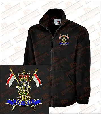 Buy 9th / 12th ROYAL LANCERS Crested Embroidered Fleeces • 30£