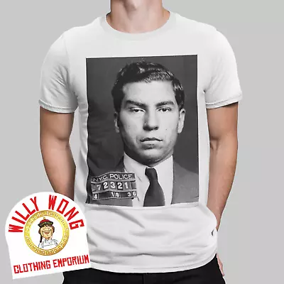 Buy Lucky Luciano T-Shirt Italian Gangster Mafia The Mob New York Hitman Tee Gift • 6.99£