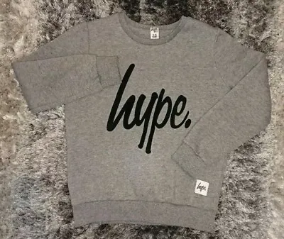 Buy Boy's Hype Branded Grey Jumper Age 9-10 Sold Out • 12£