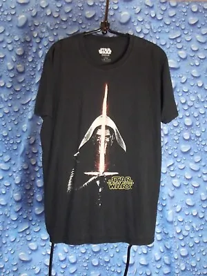 Buy 2015 Star Wars The Force Awakens T-shirt 100% Cotton. Size Large • 5£