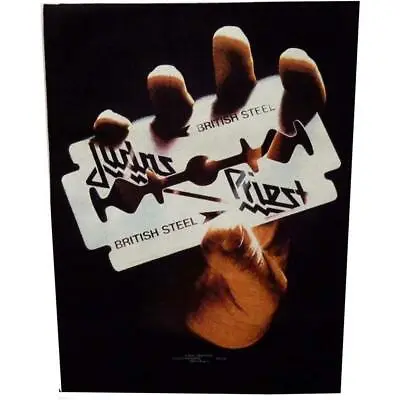 Buy Judas Priest British Steel Jacket Back Patch Official Heavy Metal Band Merch  • 12.63£