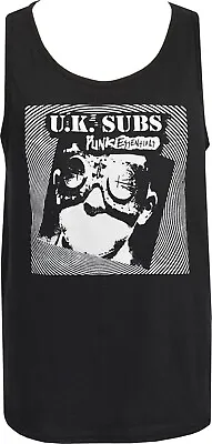 Buy UK Subs Men's Punk Tank Top Charlie Harper Punk Essentials 1977 70's Punk • 18.50£