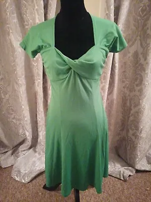 Buy Cute Green Vintage Style Dress Dancing Days By Banned Apparel Size M BNWT  • 20£