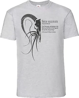 Buy Cthulhu Black Niggurath T Shirt, Lovecraft, Call Of Cthulhu Unisex+Ladies Fitted • 14.99£