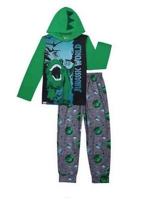 Buy NWt 4 5 Lego Jurassic World Spiked Hoodie Dinosaurs Fall Pajamas Winter Legos • 18.74£