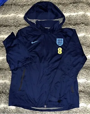 Buy Nike England Zip Up Jacket Navy Blue Storm Fit Training Top Size L • 54.99£