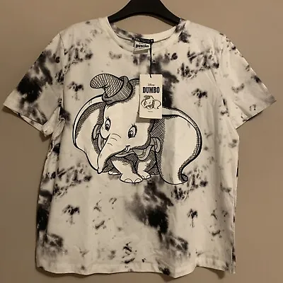 Buy ZARA Disney Dumbo White Cotton Limited Edition T-Shirt Size M BNWT • 14.50£