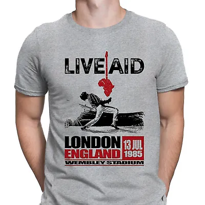 Buy 1985 Music Concert London England Retro Vintage Mens T-Shirts Tee Top #6NE • 9.99£