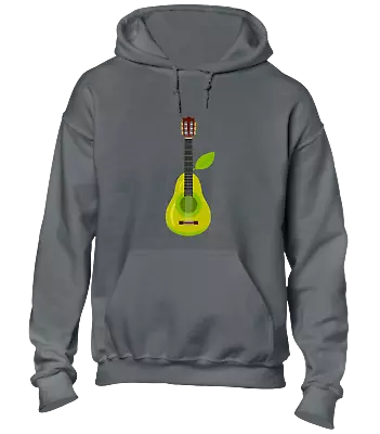 Buy Pear Guitar Hoody Hoodie Cool Vegan Nature Guitar Player Music Musician Gift • 16.99£