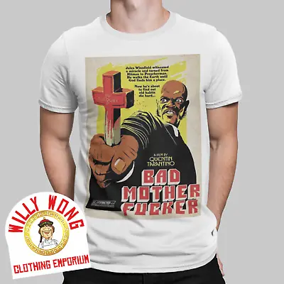 Buy Pulp Fiction T-Shirt Bad Mother Tee Jules Winnfield Tee Gangster Movie LA Gift • 6.99£