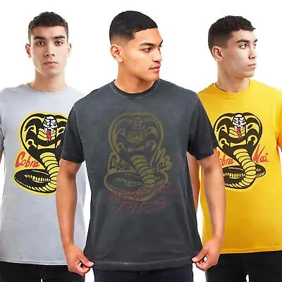 Buy Cobra Kai Mens T-shirt Colour Snake Logo Top S-2XL Official • 9.99£
