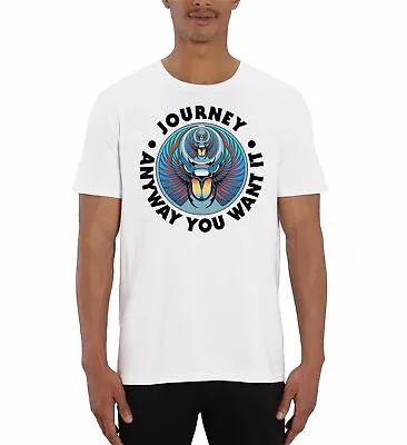 Buy Official Journey Anyway You Want Men's White T-Shirt • 15.99£
