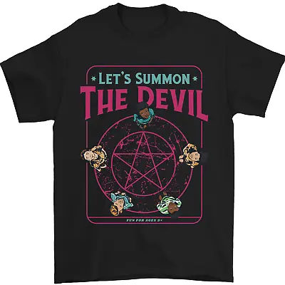 Buy Lets Summon The Devil Ouija Board Demons Mens T-Shirt 100% Cotton • 8.49£