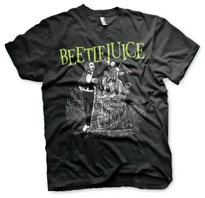 Buy Beetlejuice Headstone Official Mens T-Shirt • 15.98£