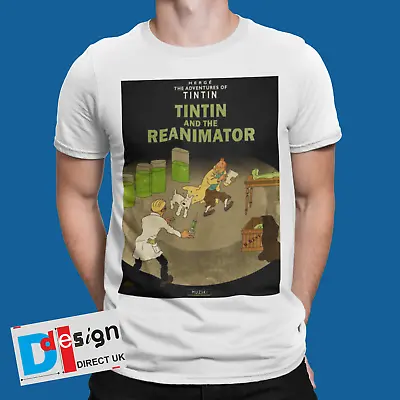 Buy TIN Book T-Shirt Reanimator Retro Funny Cool Cartoon Comic Tee Zombie Movie • 6.99£