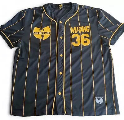 Buy WU-TANG CLAN Baseball Jersey M 42 -44  Enter The 36 Chambers Limited Edition • 29.73£