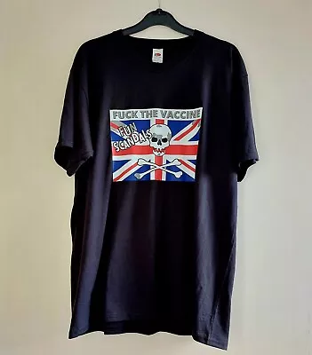 Buy Fun Scandals F~~K The Vaccine Punk T Shirt/Sex Pistols/Uk Subs/The Exploited/GBH • 7£