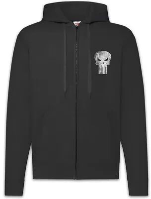 Buy P Skull Zipper Hoodie Logo Symbol Hero Punisher Comic Frank Castle Pc Game • 53.94£