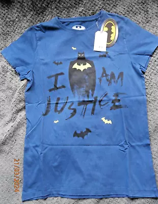 Buy Batman  I Am Justice  T-shirt - 12 Years - DC Comics - NEXT Boys NEW • 7£