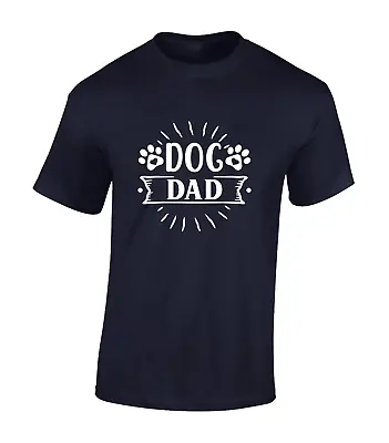 Buy Dog Dad Mens T Shirt Dog Lover Animal Design Cool Funny Fun Gift Idea Present • 8.99£