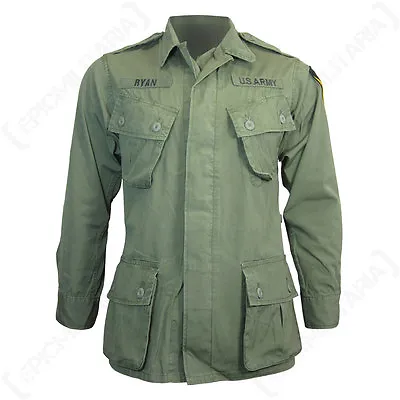 Buy US Olive Green Tropical Jungle Jacket - Vietnam American Coat Shirt Repro New • 55.95£