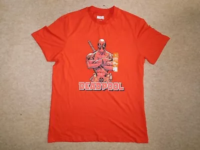 Buy MARVEL - DEADPOOL  T Shirt  In Red  XL 42  NEW • 2.99£
