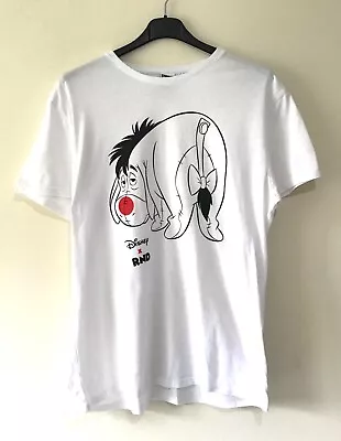 Buy Comic Relief RND X Disney Eeyore 100% Cotton Short Sleeve T-Shirt In Size Medium • 17.99£