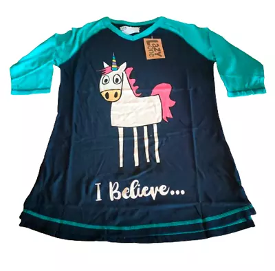Buy Lazyone Women Pyjama Tops PJ T-Shirts Nightwear Sleepwear Cotton Unicorn D248 • 6.99£