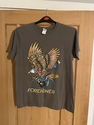 Buy Foreigner Tour 2018 Gildan Medium T Shirt Cotton  • 10£