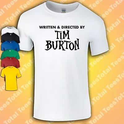Buy Directed By Tim Burton T Shirt | Edward Scissor Hands | Hollywood | Retro Horror • 16.99£