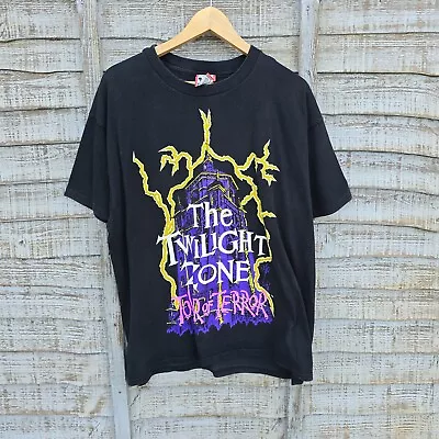 Buy Rare Vintage 90s Disney The Twilight Zone Tower Of Terror Single Stitch T Shirt • 149.99£