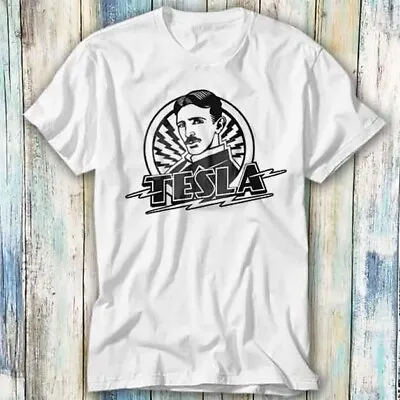 Buy Nikola Tesla Flash Lightning Current T Shirt Meme Gift Top Tee Unisex 1046 • 6.35£