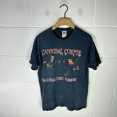 Buy Vintage Cannibal Corpse Shirt Mens Medium 2009 Evisceration Plague Tour Punk Y2K • 43.95£