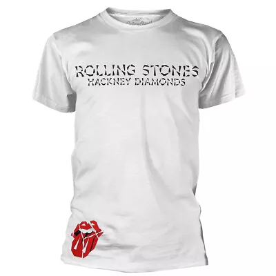 Buy The Rolling Stones Hackney Diamonds Lick White T-Shirt NEW OFFICIAL • 16.59£