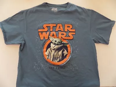 Buy Disney Star Wars T Shirt Adult Large 100% Cotton The Child HTF NOS W/o Tag • 19.84£
