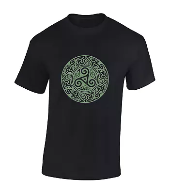 Buy Celtic Triskele Mens T Shirt Symbol Ancient Celts Viking Valhalla Odin Thor • 7.99£