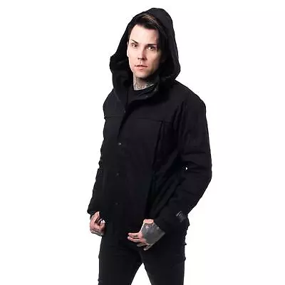 Buy Vixxsin Lincoln Jacket Mens Black Goth Punk Emo Alternative • 66.95£