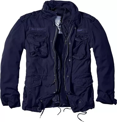 Buy Brandit Jacket Men's Jacket Military M-65 Giant Parka 2 IN 1 Jacket Navy • 124.73£
