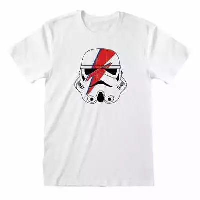 Buy Star Wars T-Shirt Stormtrooper Ziggy Stardust New White Official • 13.95£