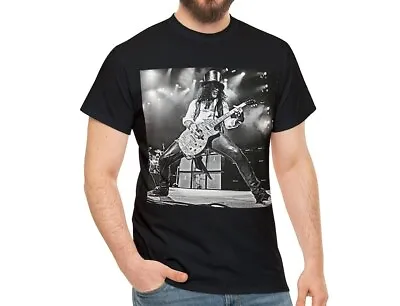 Buy Slash Tee, Black Unisex T-Shirt, Guns N’ Roses, American Guitarist, Slash Tee • 42.96£