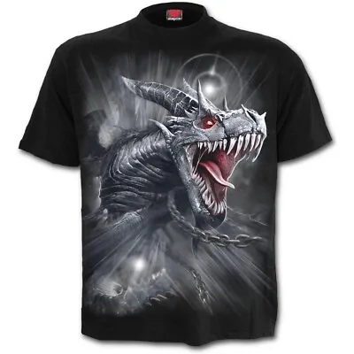 Buy Spiral Direct DRAGON'S CRY Mens Rock/Skulls/Biker/Metal/Fire/T-Shirt/Clothing • 14.45£