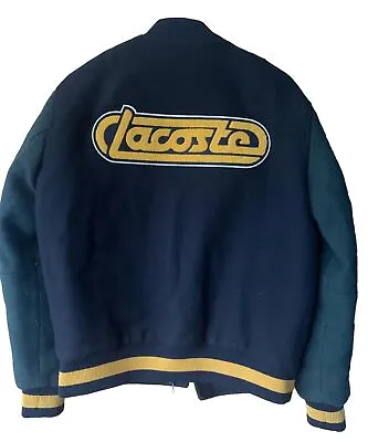 Buy Lacoste Mens Letterman Bomber Jacket Used • 364.99£