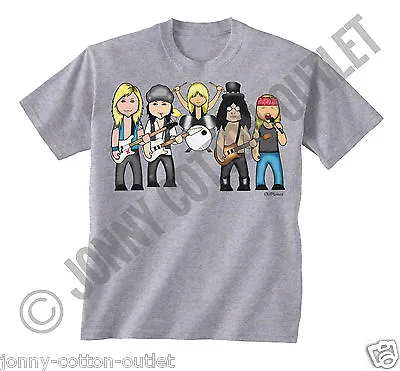 Buy VIPwees Childrens ORGANIC T-Shirt Rock Metal Music Caricatures Choose Design • 11.99£