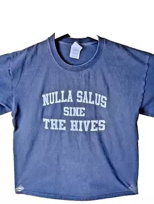 Buy The Hives - Nulla Salus Sine Black Heavyweight Cotton T Shirt Size Large • 12.99£