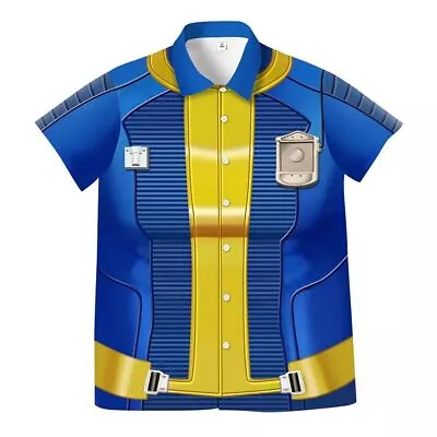 Buy Cosplay Fall Out Vault 111 Boy Power Armor 3D T-Shirts 76 Sports  Top T-Shirts & • 17.99£