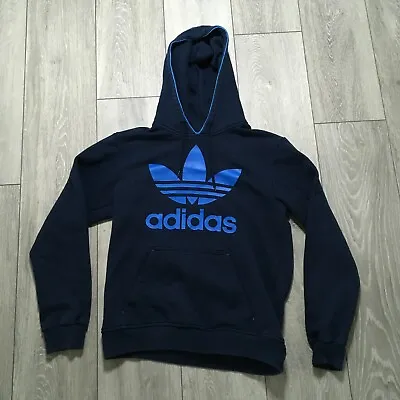 Buy Adidas Dark Blue Print Pullover Hoodie - Size Small • 14.56£