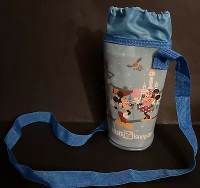 Buy Disneyland Parks Official Merch Water Bottle Holder Disney World Epcot NEW Strap • 14.24£
