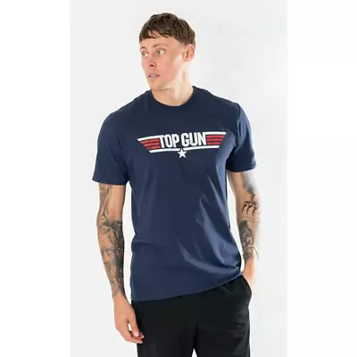 Buy Top Gun Logo Unisex T-Shirt Adults 80s Top Tee Mens Ladies Blue T Shirt • 15.99£
